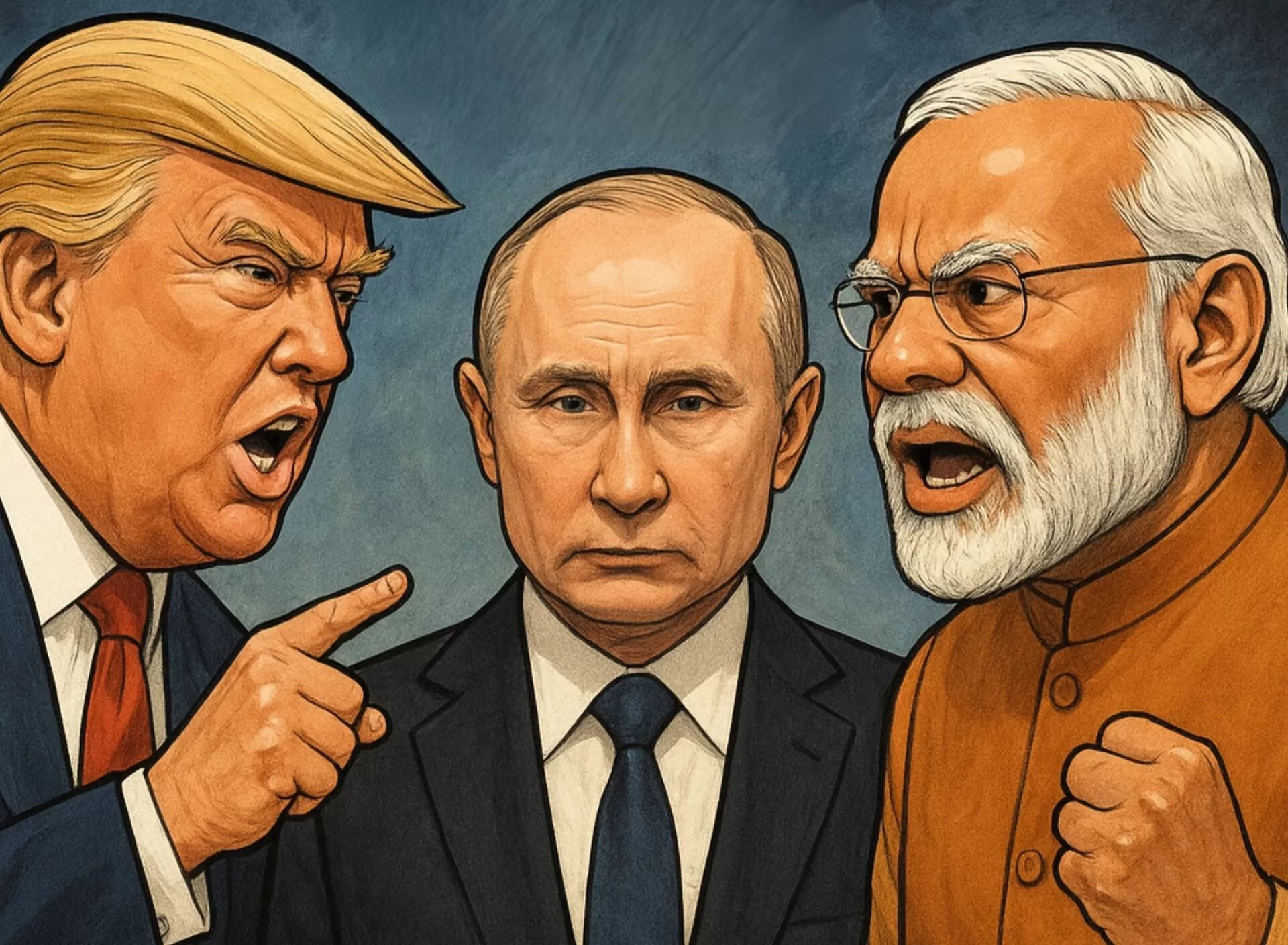 अमेरिका ने फिर दी धमकी: अलास्का में ट्रंप-पुतिन में बात नहीं बनी तो भारत पर टैरिफ बढ़ेगा 