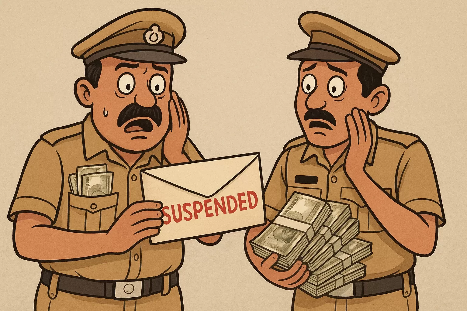  हत्या के प्रयास मामले में पैसे लेकर आरोपियों को क्लीनचिट देने पर थाना परीक्षितगढ़ प्रभारी और एक सब इंस्पेक्टर को एसएसपी मेरठ ने किया निलंबित